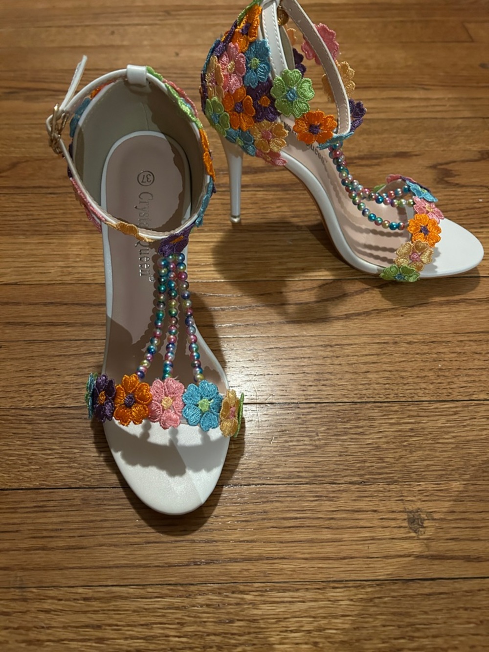 Floral stilettos